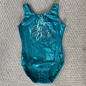 Teal Gymnastics Leotard
